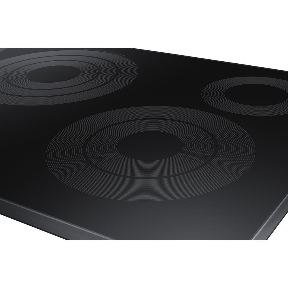 NZ30K7570RG Samsung 30 Inch Smart Smoothtop Electric Cooktop - Matte Black Stainless Steel-3