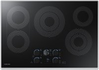 NZ30K7570RS Samsung 30 Inch Smart Smoothtop Electric Cooktop with Touch Controls - Stainless Steel