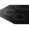 NZ36K6430RG Samsung 36 Inch Smart Smoothtop Electric Cooktop with Rapid Boil - Black Stainless Steel-2