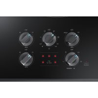 NZ36K6430RG Samsung 36 Inch Smart Smoothtop Electric Cooktop with Rapid Boil - Black Stainless Steel-4