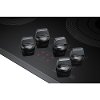 NZ36K6430RG Samsung 36 Inch Smart Smoothtop Electric Cooktop with Rapid Boil - Black Stainless Steel-5