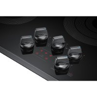 NZ36K6430RG Samsung 36 Inch Smart Smoothtop Electric Cooktop with Rapid Boil - Black Stainless Steel-5