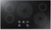 NZ36K6430RS Samsung 36 Inch Smart Smoothtop Electric Cooktop with Rapid Boil - Stainless Steel