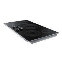 NZ36K6430RS Samsung 36 Inch Smart Smoothtop Electric Cooktop with Rapid Boil - Stainless Steel-4