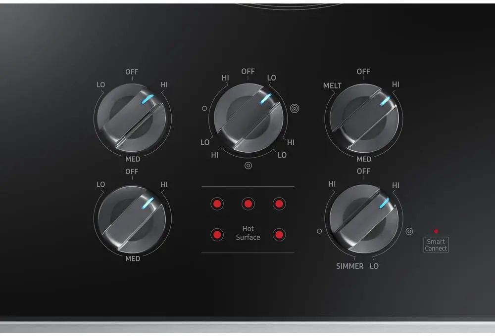 NZ36K6430RS Samsung 36 Inch Smart Smoothtop Electric Cooktop with Rapid Boil - Stainless Steel-5