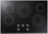 NZ30K6330RG Samsung 30 Inch Smart Smoothtop Electric Cooktop - Black Stainless Steel