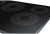 NZ30K6330RG Samsung 30 Inch Smart Smoothtop Electric Cooktop - Black Stainless Steel-2