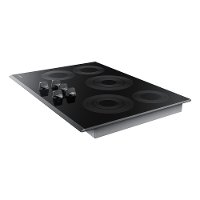 NZ30K6330RG Samsung 30 Inch Smart Smoothtop Electric Cooktop - Black Stainless Steel-3