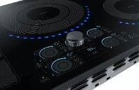 NZ36K7880UG Samsung 36 Inch Smart Induction Cooktop - Black Stainless Steel-2