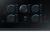 NZ36K7880UG Samsung 36 Inch Smart Induction Cooktop - Black Stainless Steel-3