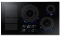 NZ36K7880US Samsung 36 Inch Induction Cooktop with Virtual Flame - Black