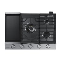 NA30K7750TS Samsung 30 Inch Smart Gas Cooktop with Bluetooth Connectivity - Stainless Steel-5