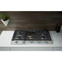 NA36K7750TS Samsung 36 Inch Gas Cooktop - Stainless Steel and Black