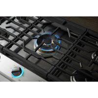 NA36K7750TS Samsung 36 Inch Gas Cooktop - Stainless Steel and Black-4