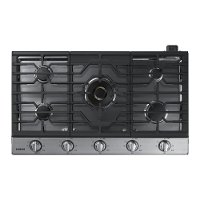 NA36K7750TS Samsung 36 Inch Gas Cooktop - Stainless Steel and Black-8