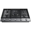 NA36K6550TS Samsung 36 Inch Gas Cooktop - Stainless Steel-2