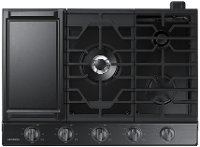 NA30K6550TG Samsung 30 Inch Smart Gas Cooktop - Fingerprint Resistant Black Stainless Steel