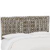750TBLPRTBRN Bella Porte Brindle Brown Upholstered Twin Headboard-1