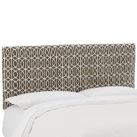 750TBLPRTBRN Bella Porte Brindle Brown Upholstered Twin Headboard