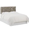 750TBLPRTBRN Bella Porte Brindle Brown Upholstered Twin Headboard-2