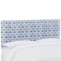 754CFLMAZR Filmore Azure Blue Upholstered California King Headboard