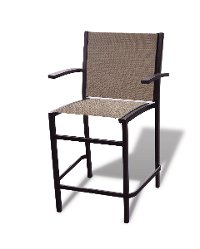 Taupe Patio Bar Stool - South Beach-2