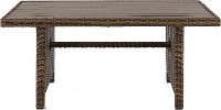 WB-R1339-0155A/TABLE Arcadia Collection Outdoor Patio Wicker Dining Table