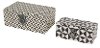 10 Inch Black and White Deco Print Box