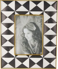 10 Inch Geometric Printed Picture Frame
