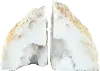 Clearance Natural Geode Bookend Pair