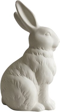 Alert Cottontail Bunny Money Bank