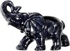 Trumpeting Blue Elephant Sculpture