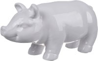 Small White Pig Statue