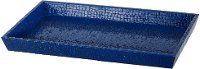 Blue Urban Chic Faux Leather Tray