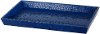 Clearance Blue Urban Chic Faux Leather Tray