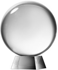Society Chic Glass Sphere and Stand