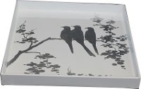 Decorative Square Bird Tray