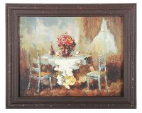 Formal Table Setting Framed Wall Art