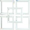 Clearance Square Glass Wall Mirror
