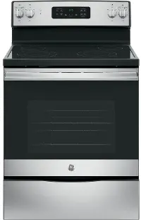 JB645RKSS GE Electric Range Ceramic glass cooktop - 5.3 cu. ft. Stainless Steel