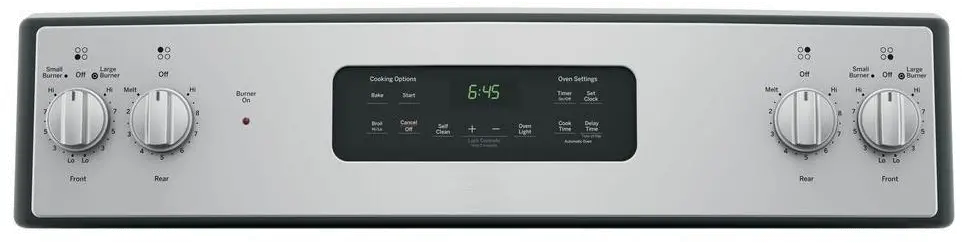 JB645RKSS GE Electric Range Ceramic glass cooktop - 5.3 cu. ft. Stainless Steel-3