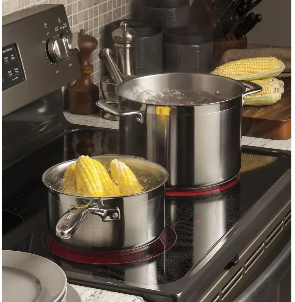 JB645RKSS GE Electric Range Ceramic glass cooktop - 5.3 cu. ft. Stainless Steel-5