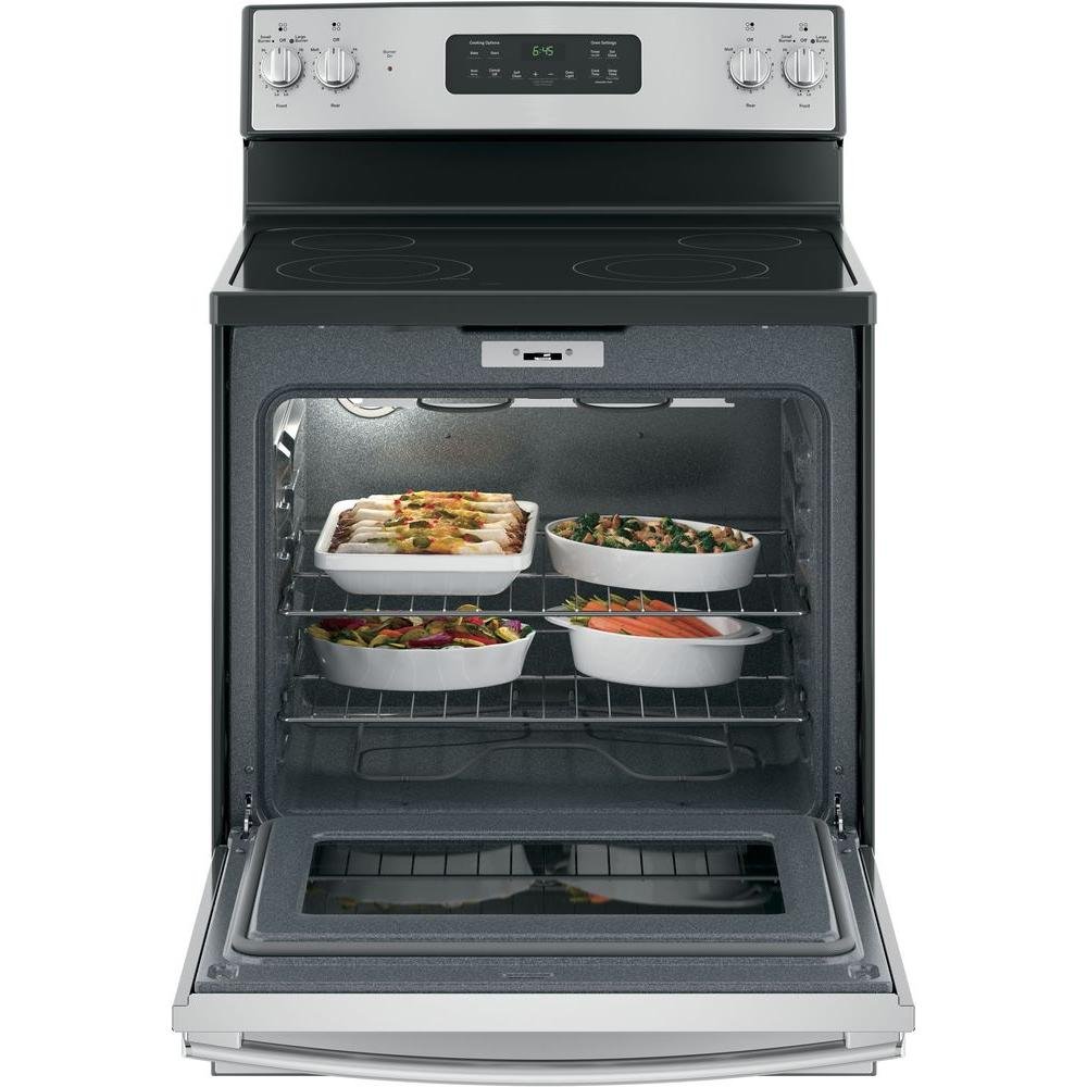JB645RKSS GE Electric Range Ceramic glass cooktop - 5.3 cu. ft. Stainless Steel-8