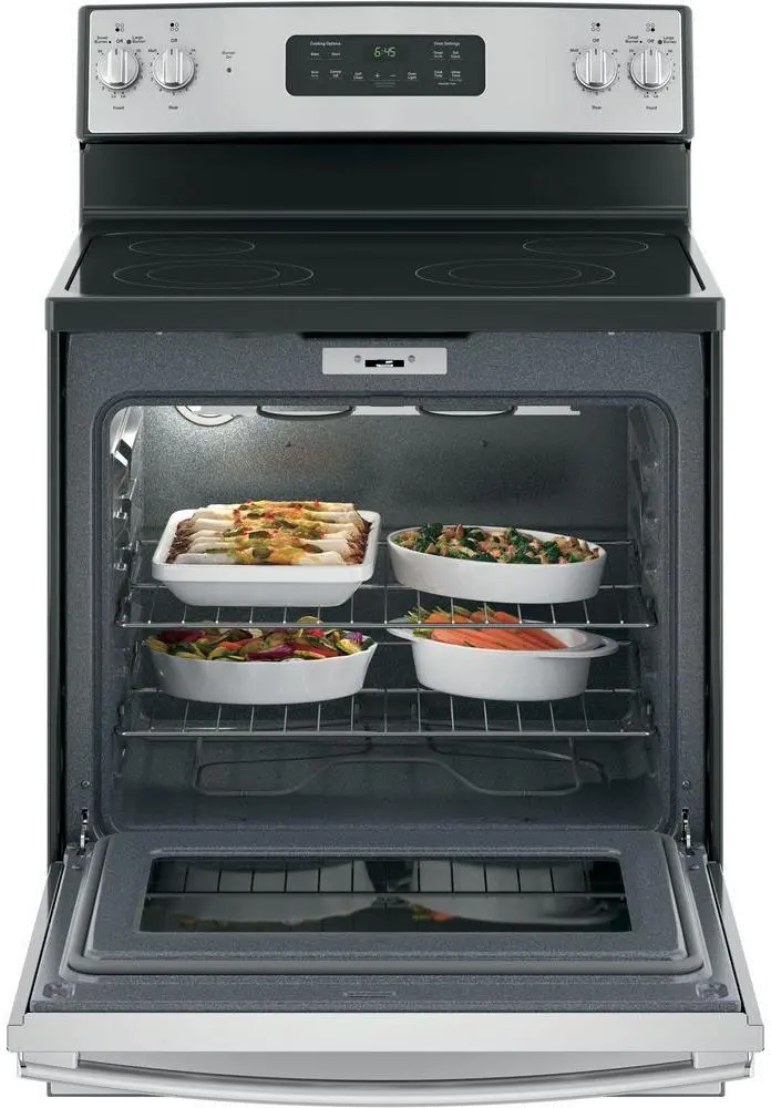 JB645RKSS GE Electric Range Ceramic glass cooktop - 5.3 cu. ft. Stainless Steel-8
