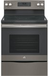 JB645EKES GE Electric Range with Ceramic glass cooktop - 5.3 cu. ft. Slate