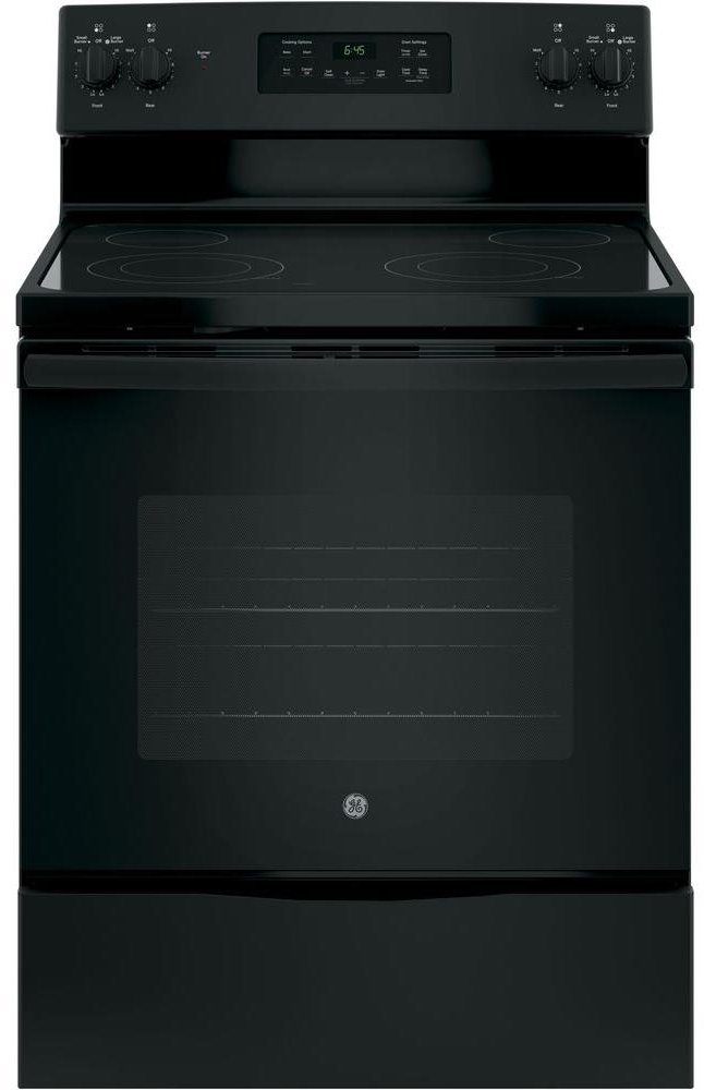 JB645DKBB GE Electric Range - 5.3 cu. ft. Black-1