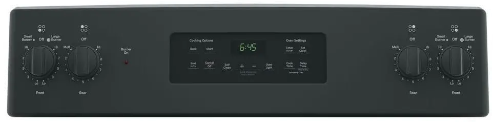 JB645DKBB GE Electric Range - 5.3 cu. ft. Black-8