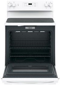 JB645DKWW GE 30 Inch Slide-in Smoothtop Electric Range - 5.3 cu. ft. White-2