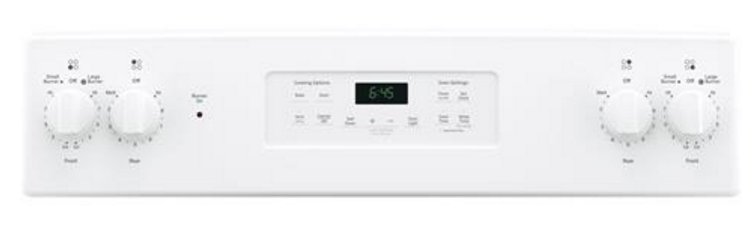 JB645DKWW GE 30 Inch Slide-in Smoothtop Electric Range - 5.3 cu. ft. White-3
