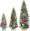9 Inch Multi-Color Bottle Brush Tree